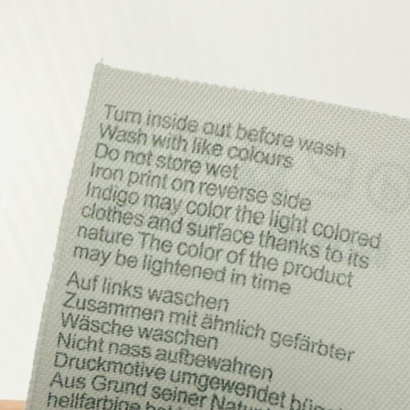 MAVI Victoria High Rise Wide Legs Light Grey Stone wash Denim 100% Cotton sz 26 - Picture 13 of 15